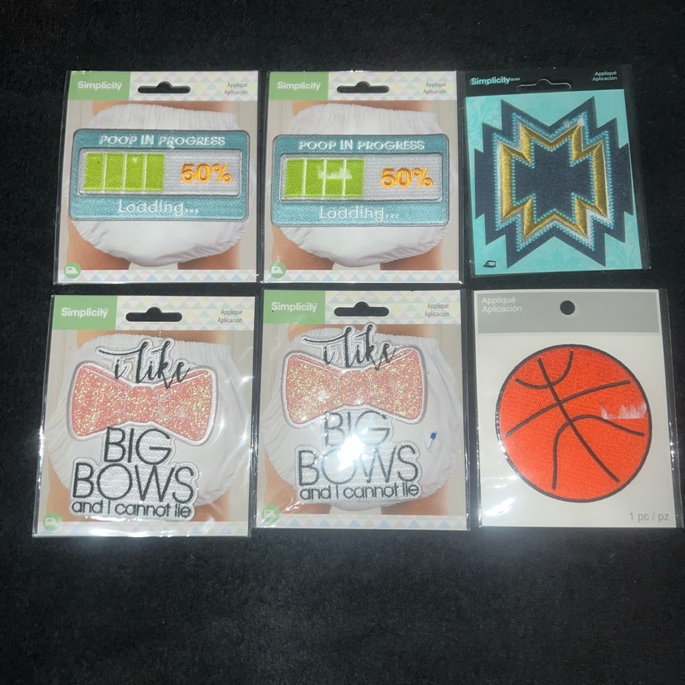 Assorted Iron-On Patch Set